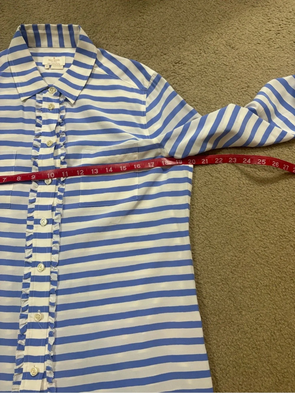 kate spade lightweight button